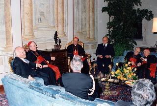 Pranzo offerto dal Presidente della Repubblica in onore dei Cardinali italiani di nuova nomina