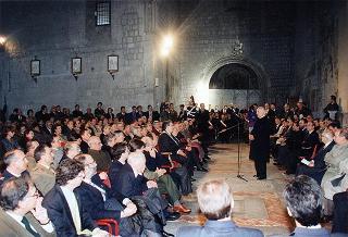 Visita del Presidente della Repubblica Oscar Luigi Scalfaro all' Università degli studi della Tuscia di Viterbo per l'inaugurazione dell'anno accademico 1994-1995