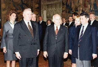 Presidente della Repubblica Slovacca e signora Kovac