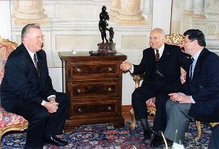 Presidente della Repubblica Slovacca e signora Kovac