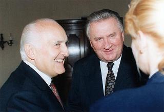 Presidente della Repubblica Slovacca e signora Kovac