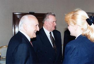 Presidente della Repubblica Slovacca e signora Kovac