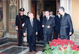 Incontro con il personale civile e militare del Segretariato Generale della Presidenza della Repubblica e successivo concerto eseguito dal Coro Cortina
