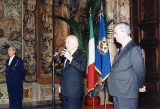 Incontro con il personale civile e militare del Segretariato Generale della Presidenza della Repubblica e successivo concerto eseguito dal Coro Cortina