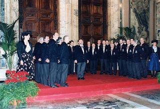 Incontro con il personale civile e militare del Segretariato Generale della Presidenza della Repubblica e successivo concerto eseguito dal Coro Cortina