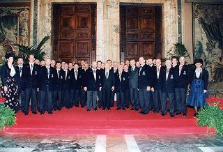 Incontro con il personale civile e militare del Segretariato Generale della Presidenza della Repubblica e successivo concerto eseguito dal Coro Cortina