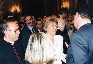 Incontro con il personale civile e militare del Segretariato Generale della Presidenza della Repubblica e successivo concerto eseguito dal Coro Cortina