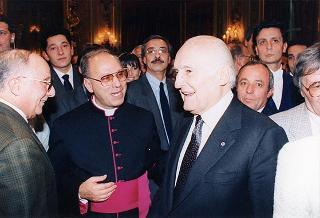 Incontro con il personale civile e militare del Segretariato Generale della Presidenza della Repubblica e successivo concerto eseguito dal Coro Cortina