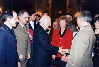 Incontro con il personale civile e militare del Segretariato Generale della Presidenza della Repubblica e successivo concerto eseguito dal Coro Cortina