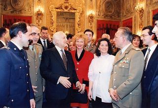 Incontro con il personale civile e militare del Segretariato Generale della Presidenza della Repubblica e successivo concerto eseguito dal Coro Cortina