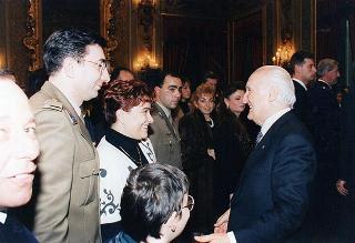 Incontro con il personale civile e militare del Segretariato Generale della Presidenza della Repubblica e successivo concerto eseguito dal Coro Cortina