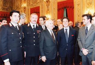 Incontro con il personale civile e militare del Segretariato Generale della Presidenza della Repubblica e successivo concerto eseguito dal Coro Cortina
