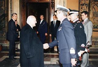 Incontro con il personale civile e militare del Segretariato Generale della Presidenza della Repubblica e successivo concerto eseguito dal Coro Cortina
