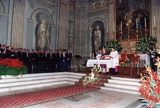 Incontro con il personale civile e militare del Segretariato Generale della Presidenza della Repubblica e successivo concerto eseguito dal Coro Cortina