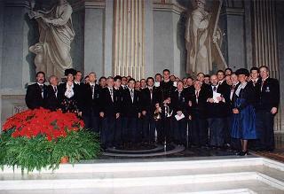 Incontro con il personale civile e militare del Segretariato Generale della Presidenza della Repubblica e successivo concerto eseguito dal Coro Cortina