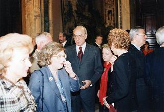 Incontro con il personale civile e militare del Segretariato Generale della Presidenza della Repubblica e successivo concerto eseguito dal Coro Cortina