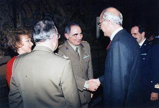 Incontro con il personale civile e militare del Segretariato Generale della Presidenza della Repubblica e successivo concerto eseguito dal Coro Cortina