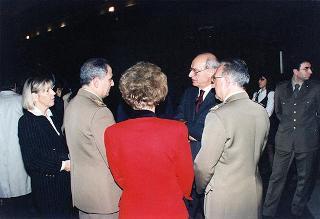 Incontro con il personale civile e militare del Segretariato Generale della Presidenza della Repubblica e successivo concerto eseguito dal Coro Cortina