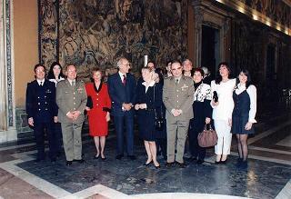 Incontro con il personale civile e militare del Segretariato Generale della Presidenza della Repubblica e successivo concerto eseguito dal Coro Cortina