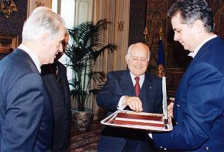 Francesco Cusani, magistrato di Cassazione in posizione di fuori ruolo presso l'Ufficio per gli affari giuridici e le relazioni costituzionali: visita di congedo