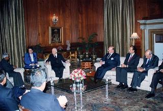 Visita di stato del Presidente della Repubblica Oscar Luigi Scalfaro in India (9-12 febbraio 1995)