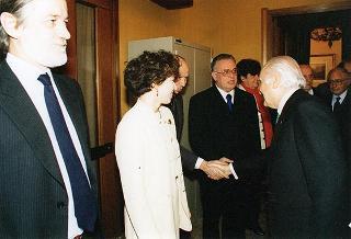 Intervento del Presidente della Repubblica Oscar Luigi Scalfaro alla commemorazione del Presidente della Repubblica Sandro Pertini