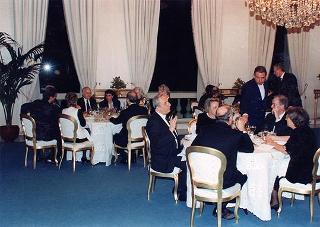 Incontro e successivo pranzo in onore del Presidente della Repubblica Federale di Germania e della signora Herzog