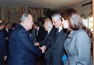 Incontro del Presidente della Repubblica Oscar Luigi Scalfaro con Ion Iliescu, Presidente di Romania