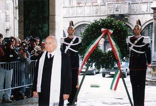 Milano: intervento del Presidente della Repubblica alle cerimonie conclusive delle celebrazioni per il 50° anniversario della Guerra di Liberazione