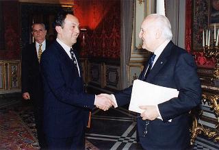Beglar Tavartkiladze, nuovo ambasciatore della Repubblica di Georgia: presentazione lettere credenziali
