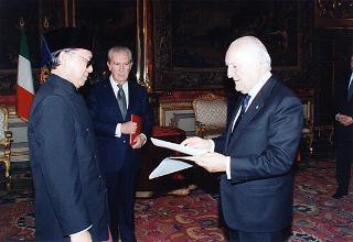 Witjaksana Soegarda, nuovo ambasciatore della Repubblica d'Indonesia: presentazione lettere credenziali