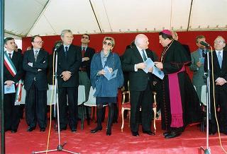 Visita del Presidente della Repubblica Oscar Luigi Scalfaro alla città di Agrigento in occasione della riapertura del Teatro "Luigi Pirandello"