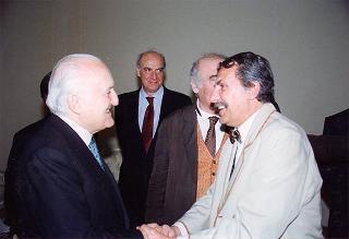 Visita del Presidente della Repubblica Oscar Luigi Scalfaro alla città di Agrigento in occasione della riapertura del Teatro "Luigi Pirandello"