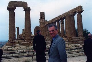 Visita del Presidente della Repubblica Oscar Luigi Scalfaro alla città di Agrigento in occasione della riapertura del Teatro "Luigi Pirandello"