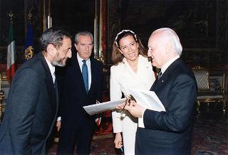 Mohamed Abdullah Elwazir, nuovo ambasciatore della Repubblica dello Yemen: presentazione lettere credenziali