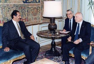Sheik Hamad Bin Jassim Bin Jabor Al Thani, ministro degli affari esteri dello Stato del Qatar