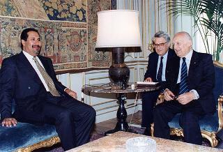 Sheik Hamad Bin Jassim Bin Jabor Al Thani, ministro degli affari esteri dello Stato del Qatar