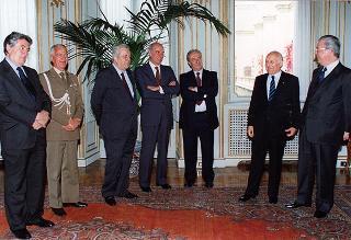 Brindisi del Presidente della Repubblica in occasione del 3° anniversario della sua elezione a Presidente