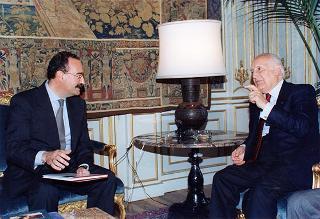 Mauro Miccio, presidente della Federazione relazioni pubbliche italiana, con una rappresentanza del sodalizio, per il 25° anniversario di fondazione della FERPI