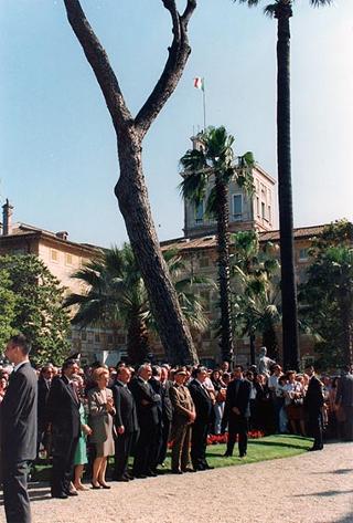 Apertura al pubblico dei giardini del Palazzo del Quirinale, per la Festa Nazionale della Repubblica