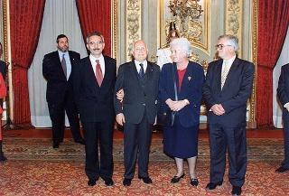 Il Presidente della Repubblica Oscar Luigi Scalfaro riceve in udienza il prof. Marcello Panettoni, presidente dell'Unione delle Province d'Italia, con i presidenti neo-eletti delle Province