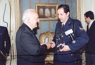 Delegazione di allievi dell'Accademia Aeronautica di Pozzuoli, in servizio di guardia d'onore al Palazzo del Quirinale