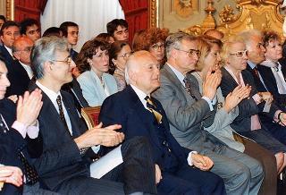 Consegna dei premi agli studenti vincitori dei Concorsi "Febo" ed "Arianna Europeo", promossi dal Ministero per i beni culturali ed ambientali e dalla Fondazione Maria e Goffredo Bellonci