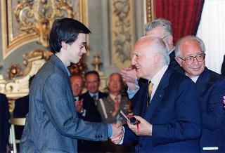 Consegna dei premi agli studenti vincitori dei Concorsi "Febo" ed "Arianna Europeo", promossi dal Ministero per i beni culturali ed ambientali e dalla Fondazione Maria e Goffredo Bellonci