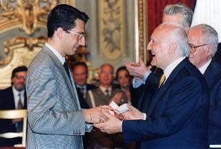Consegna dei premi agli studenti vincitori dei Concorsi "Febo" ed "Arianna Europeo", promossi dal Ministero per i beni culturali ed ambientali e dalla Fondazione Maria e Goffredo Bellonci