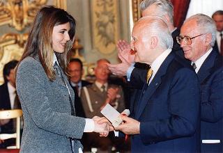 Consegna dei premi agli studenti vincitori dei Concorsi "Febo" ed "Arianna Europeo", promossi dal Ministero per i beni culturali ed ambientali e dalla Fondazione Maria e Goffredo Bellonci