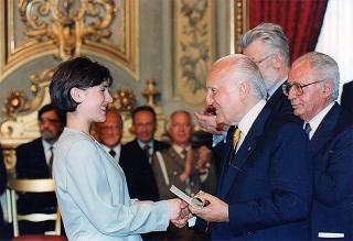 Consegna dei premi agli studenti vincitori dei Concorsi "Febo" ed "Arianna Europeo", promossi dal Ministero per i beni culturali ed ambientali e dalla Fondazione Maria e Goffredo Bellonci