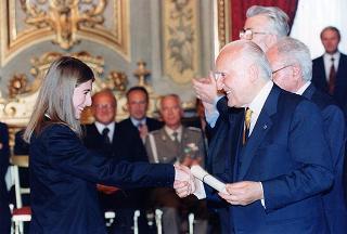 Consegna dei premi agli studenti vincitori dei Concorsi "Febo" ed "Arianna Europeo", promossi dal Ministero per i beni culturali ed ambientali e dalla Fondazione Maria e Goffredo Bellonci