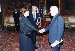 Ana Maria Deustua Caravedo, nuovo ambasciatore della Repubblica del Perù: presentazione lettere credenziali