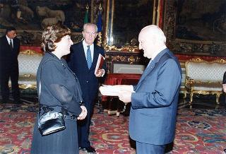 Ana Maria Deustua Caravedo, nuovo ambasciatore della Repubblica del Perù: presentazione lettere credenziali